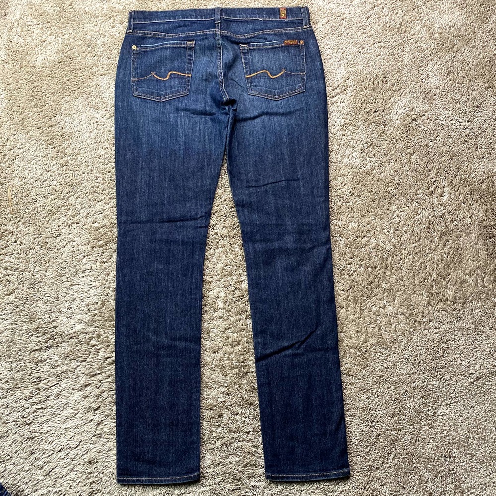 7 For All Mankind Roxanne Skinny Jeans sz 30